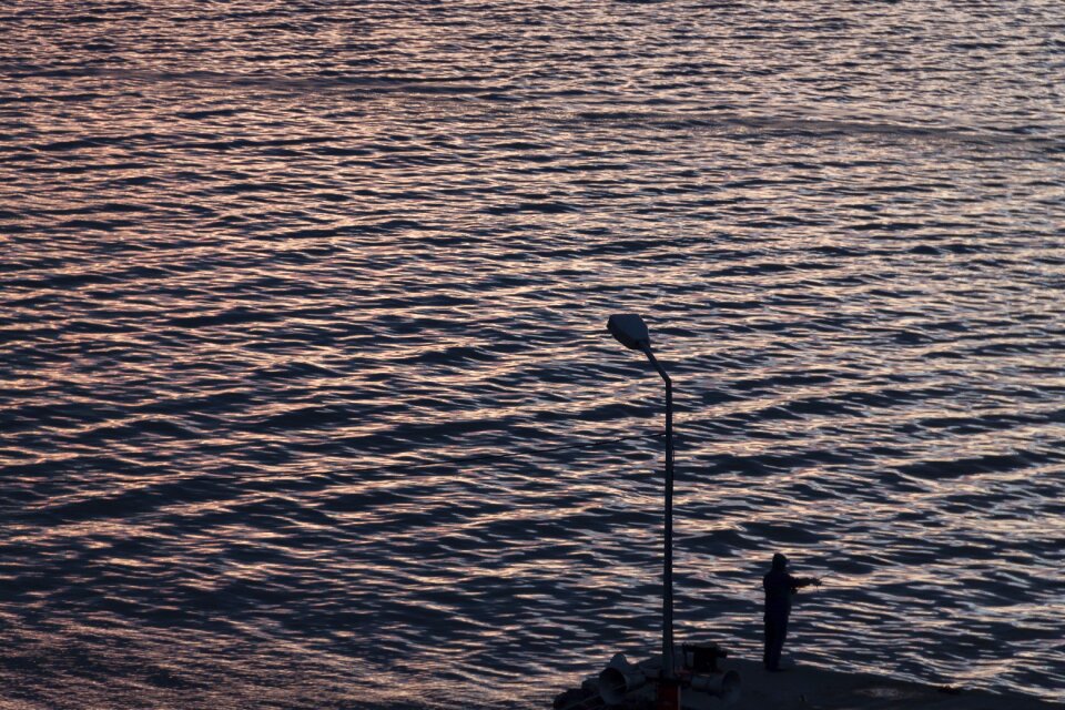 Twilight evening in the evening