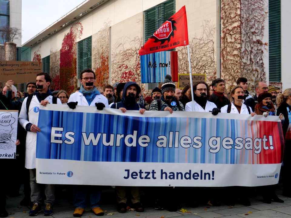 Scientists for Future protest Berlin 2019-11-15 16