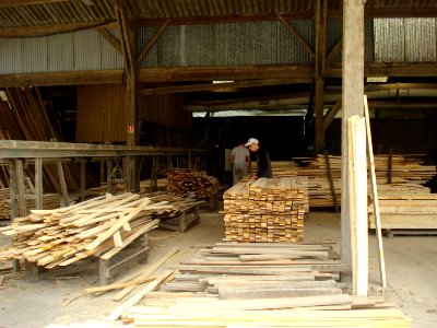 Scierie à Vrizy (Ardennes Fr)