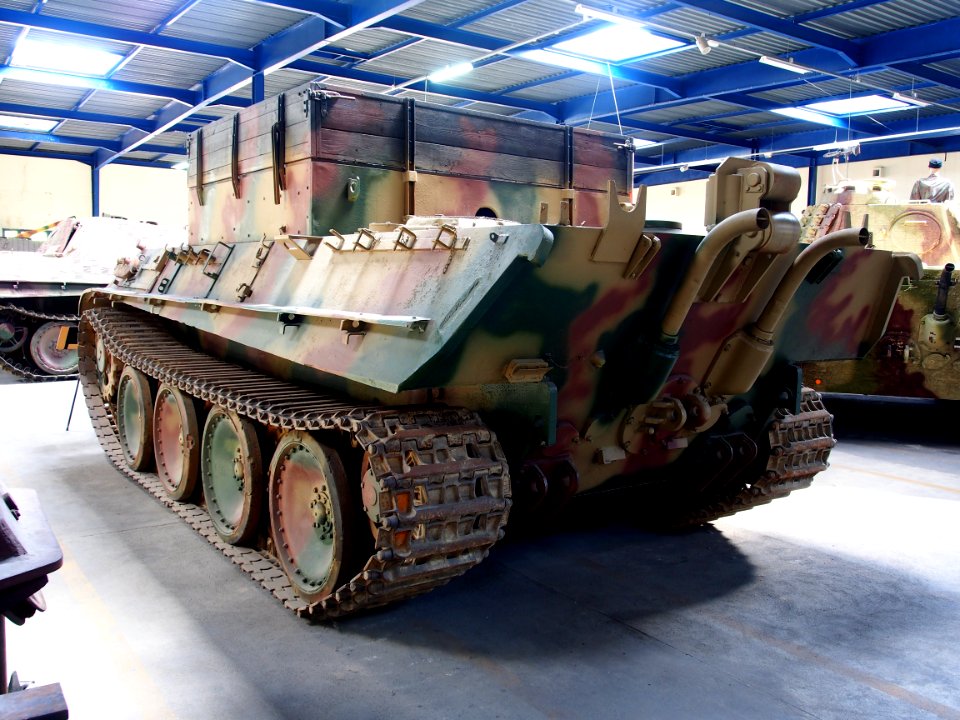 SdKfz 179 Bergepanther, Musée des Blindés, France, pic-3