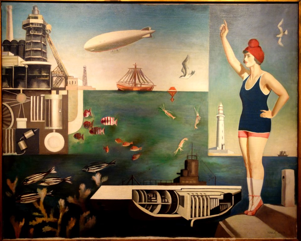 Sea by Harue Koga, 1929, oil on canvas - National Museum of Modern Art, Tokyo - DSC06613