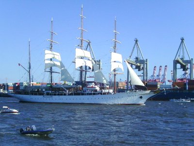 Sea Cloud in Hamburg