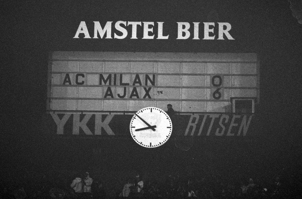 Scorebord met de eindstand, Bestanddeelnr 926-9474