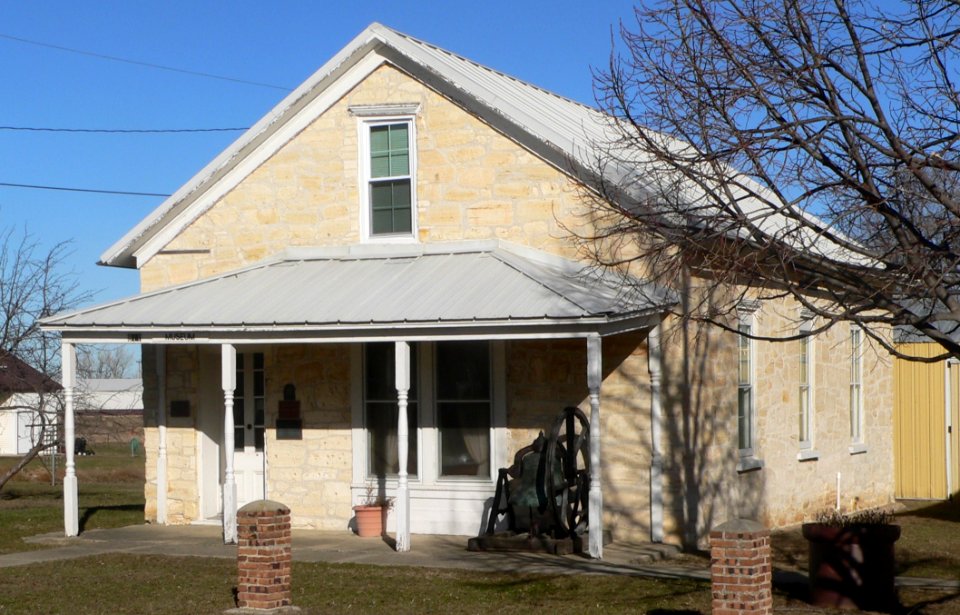 Scotland, South Dakota, Methodist church museum from SW 1