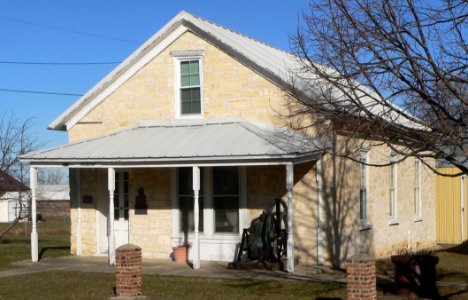 Scotland, South Dakota, Methodist church museum from SW 1