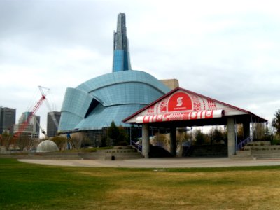 Scotiabank Stage and Canadian Museum for Human Rights photo