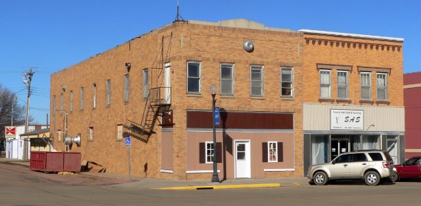 Scotland, South Dakota, NE corner Main x 1st from SW 1