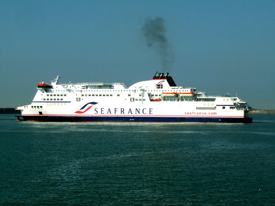 Seafrance Berlioz IMO 9305843 leaving