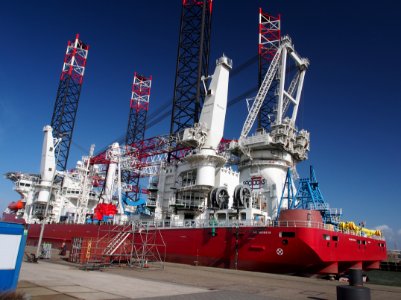 Seajacks Scylla (ship, 2015) IMO 9698939 IJmuiden, Port of Amsterdam pic1