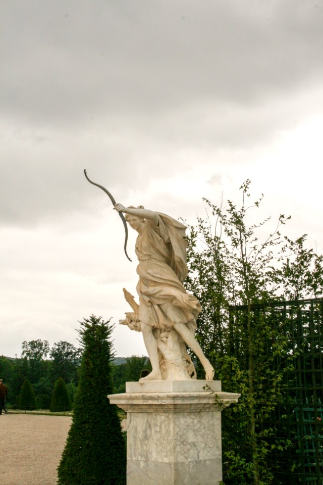 Sculptures in the park of Versailles