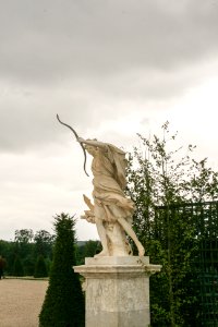 Sculptures in the park of Versailles