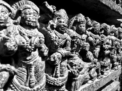 Sculptures at the Kesava Temple, Somnathpur 54