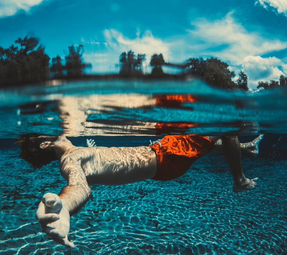 Ocean person sea