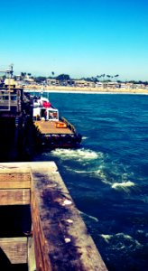 Seal Beach California, looking from the pier