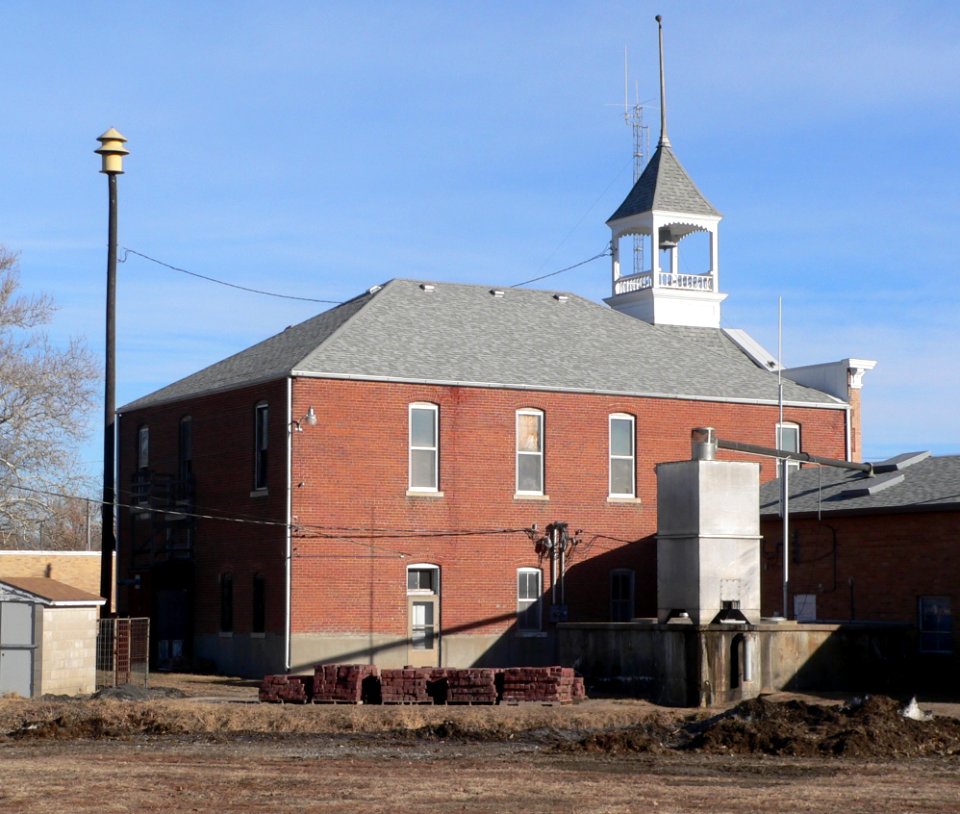 Scribner, Nebraska town hall from SW 1