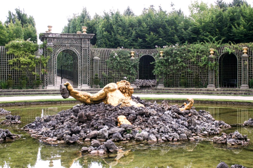 Sculptures in the park of Versailles-2