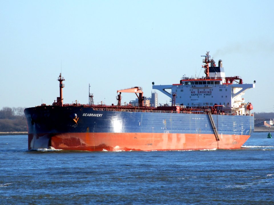 Seabravery (ship, 2005) IMO 9288734 leaving Rotterdam pic1