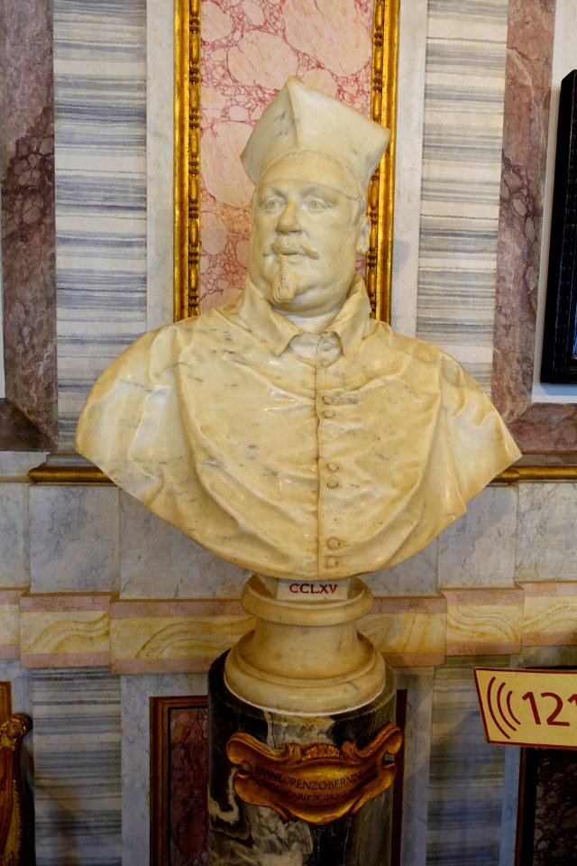 Scipione Borghese by Gian Lorenzo Bernini, item CCLXV, 1632, marble - Galleria Borghese - Rome, Italy - DSC04637
