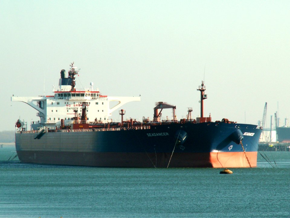 Seadancer p3 docked at the Caland canal, Port of Rotterdam, Holland 25-Feb-2006