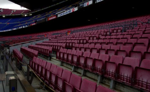 Seĝoj en Camp Nou photo