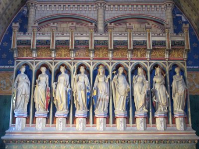 Sculpture Les Preuses, Château de Pierrefonds