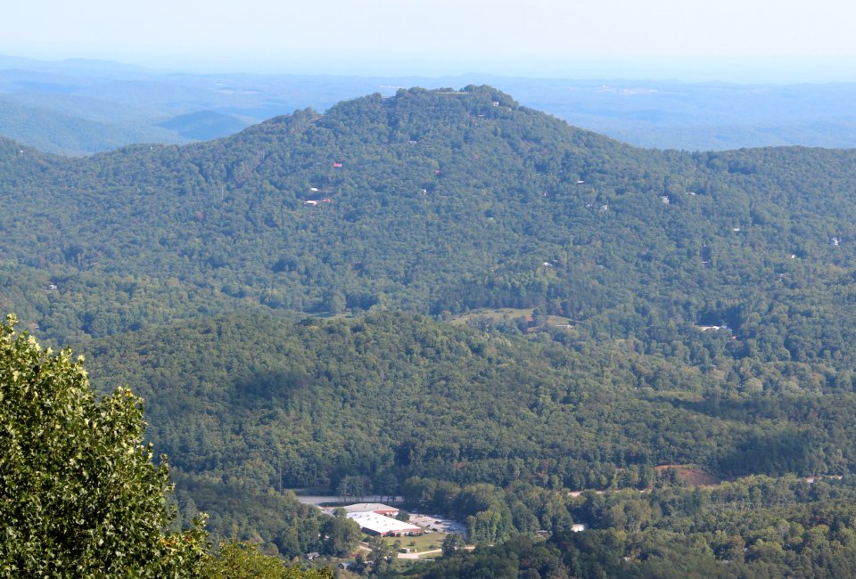 Screamer Mountain viewed from Black Rock Mountain