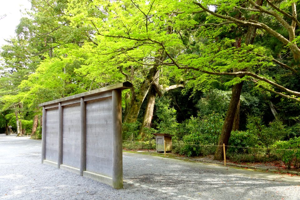 Screen - Geku, Ise Shrine - Ise, Mie, Japan - DSC07805