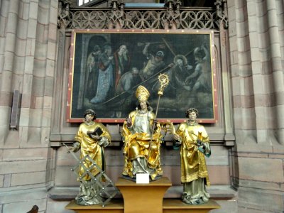 Sculpture in Freiburg Minster - DSC06610 photo