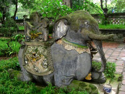 Sculpture d'éléphant, Vietnam