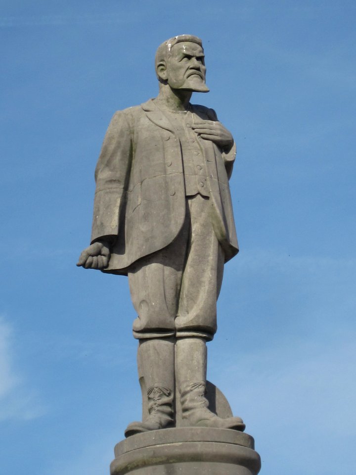 Sculpture Christiaan de Wet by Joseph Mendes da Costa (detail), Hoge Veluwe, the Netherlands