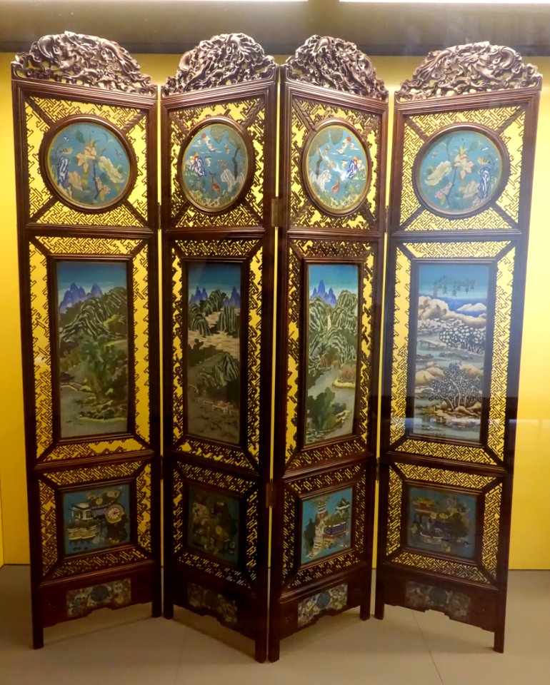 Screen, China, 1736-1795 - Museu Nacional de Machado de Castro - Coimbra, Portugal - DSC00288