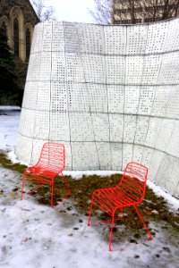 Sculpture - Center for Government and International Studies - Harvard University - Cambridge, MA - DSC02738