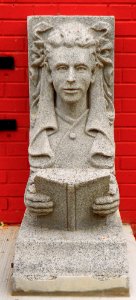 Sculpture at McVeytown Boro Blg from McVeytown Oliver HS