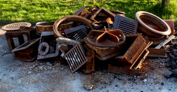 Scrapped manholes and covers in Brastad