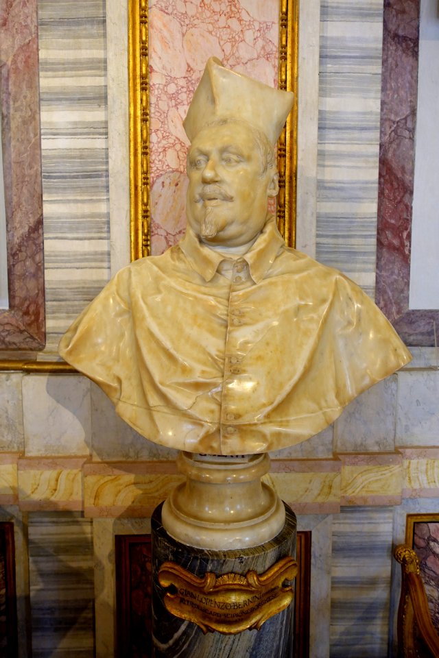 Scipione Borghese by Gian Lorenzo Bernini, item CCLXVI, 1632, marble - Galleria Borghese - Rome, Italy - DSC04641