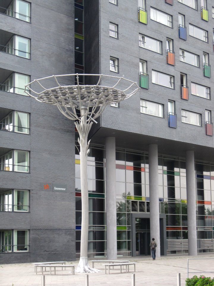 Sculpture, "Zonneboom" by Andreas Hetfeld, heyendaalseweg, Nijmegen, The Netherlands