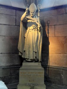 Sculpture of Johann Baptist Orbin in Freiburg Minster - DSC06635