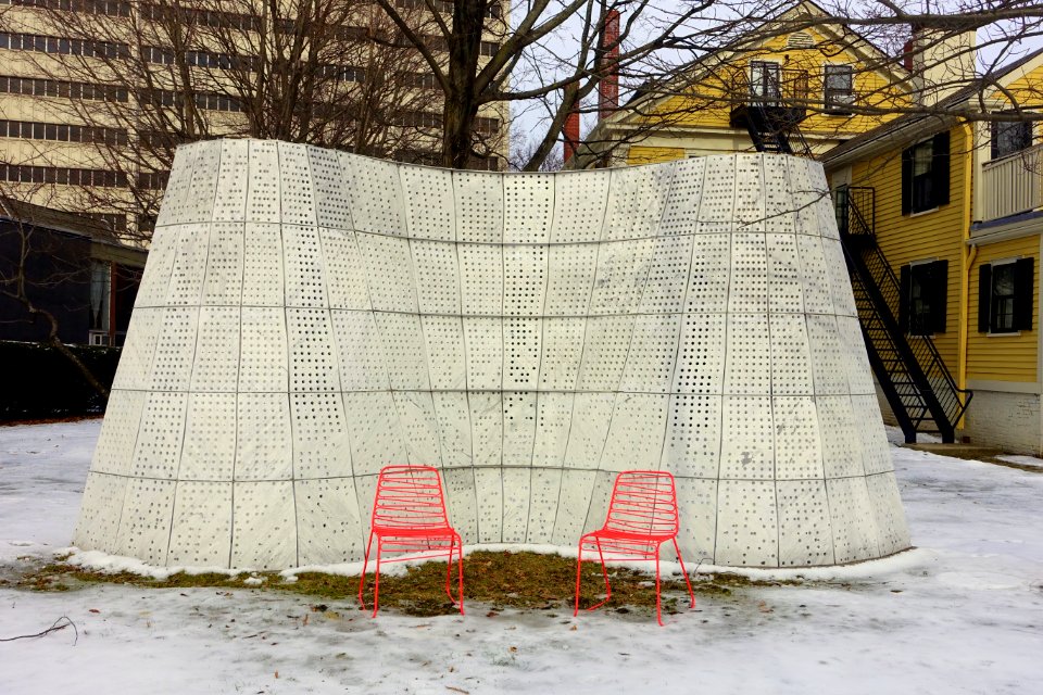 Sculpture - Center for Government and International Studies - Harvard University - Cambridge, MA - DSC02736