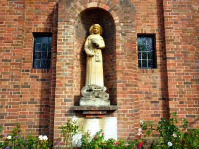 Sculpture, St. Martha's Church, Little Common, Bexhill