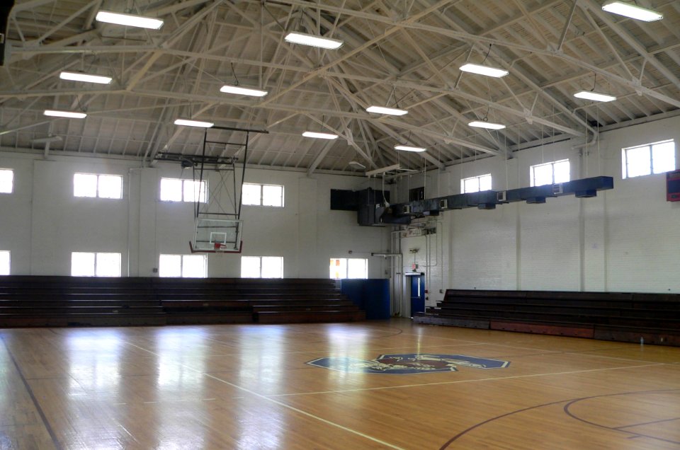 SCSU Dukes Gym interior facing N 1