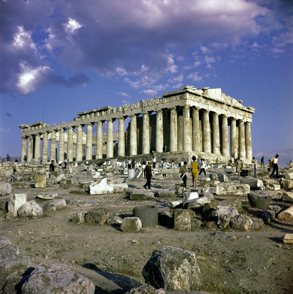 Serie Jamboree en Griekenland het Parthenon van de Acropolis, Bestanddeelnr 254-7375