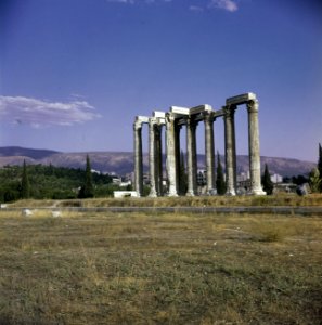 Serie Jamboree en Griekenland overblijfsel tempel van zeus, Bestanddeelnr 254-7369
