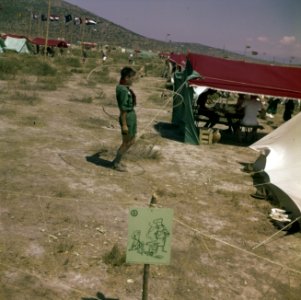 Serie Jamboree en Griekenland lasso-oefening als tijdverdrijf, Bestanddeelnr 254-7393