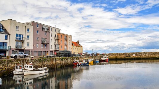 Ship boat houses photo