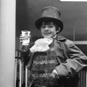 Serie Jack Wild (Dodger in film Oliver) tijdens persconferentie in bioscoop D, Bestanddeelnr 921-8844