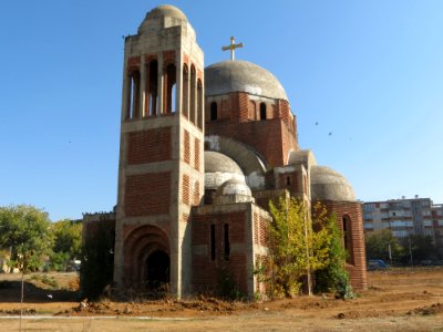 Serbian Ortodox Christ the Savior Cathedral - Outside - Pristina 2012 - 1