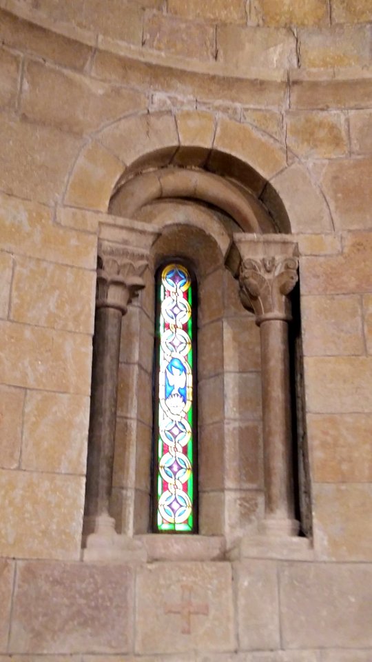 Sant Salvador de Bianya Apsisfenster innen