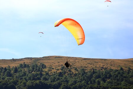 Paragliding fly sports