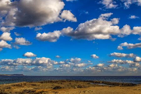 Rocky coast nature sky