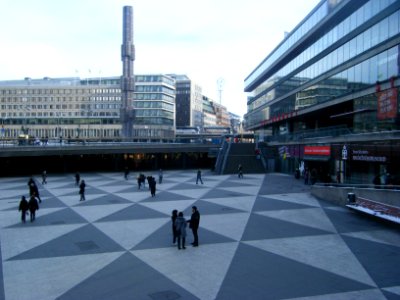 Sergels torg februari 2009